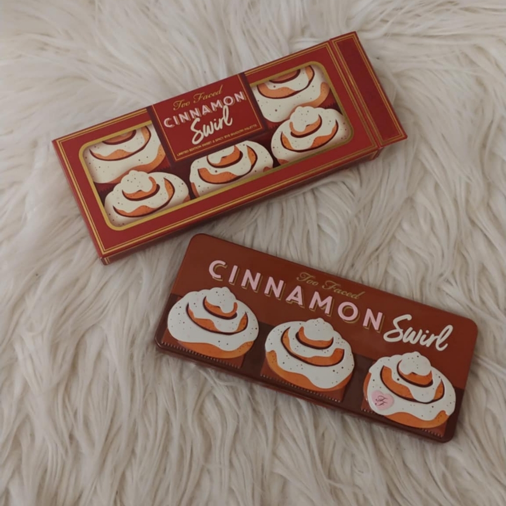 💖FIRM! NWT TOO FACED CINNAMON SWIRL EYESHADOW PALETTE LIMITED EDITION